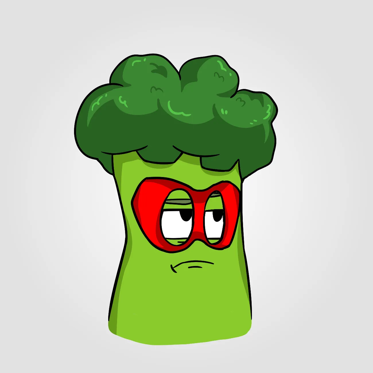 Broccoli Bro #2647 | Nanswap Art