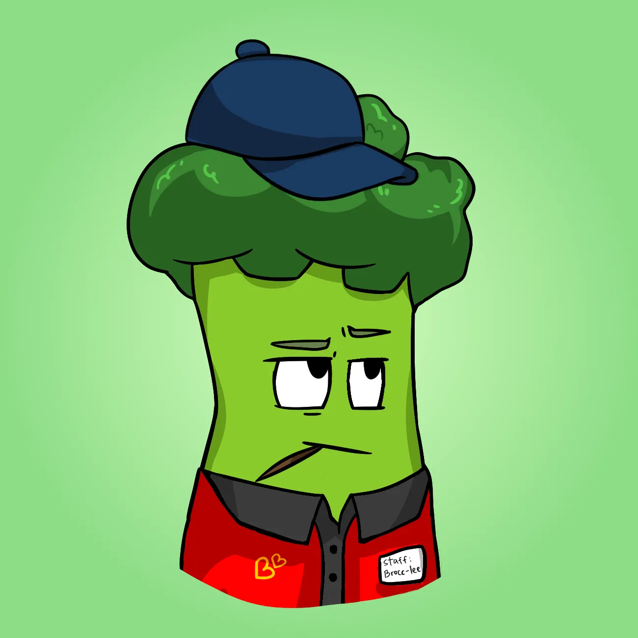 Broccoli Bro #1178 | Nanswap Art