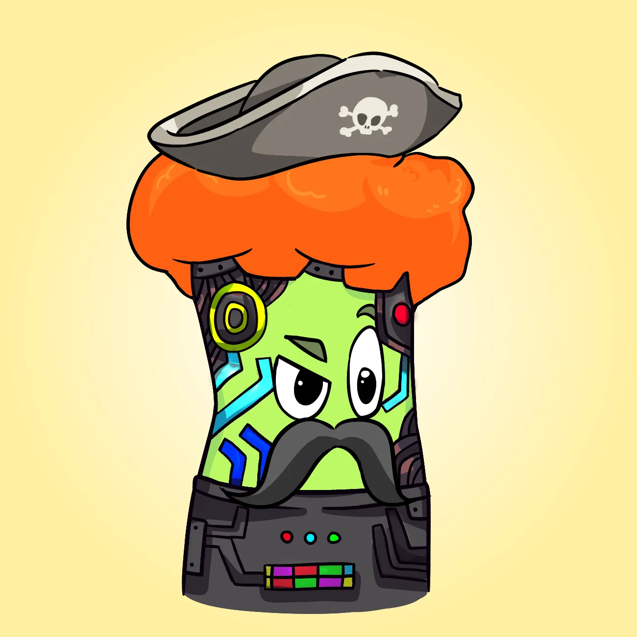 Broccoli Bro #5866 | Nanswap Art