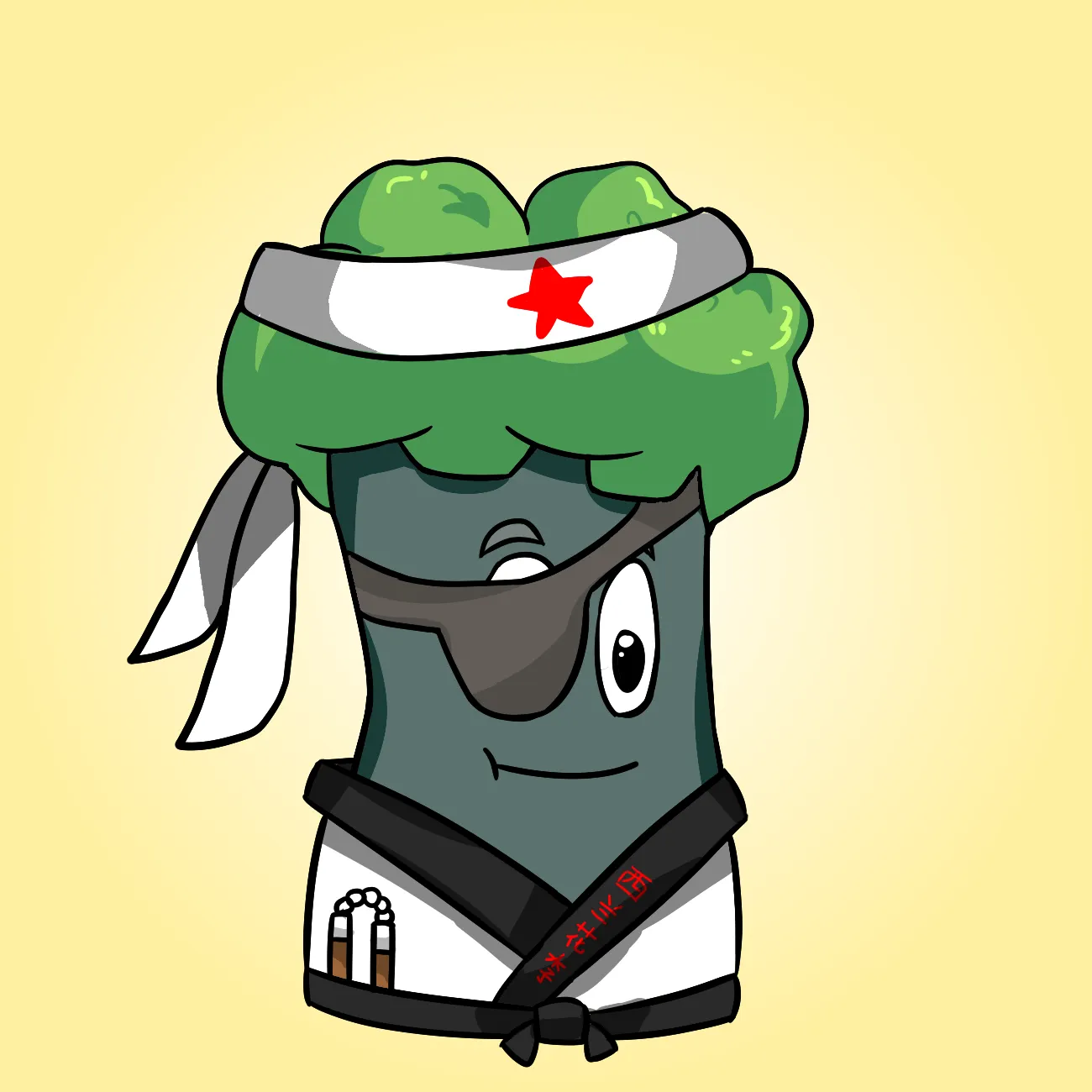 Broccoli Bro #5717 | Nanswap Art