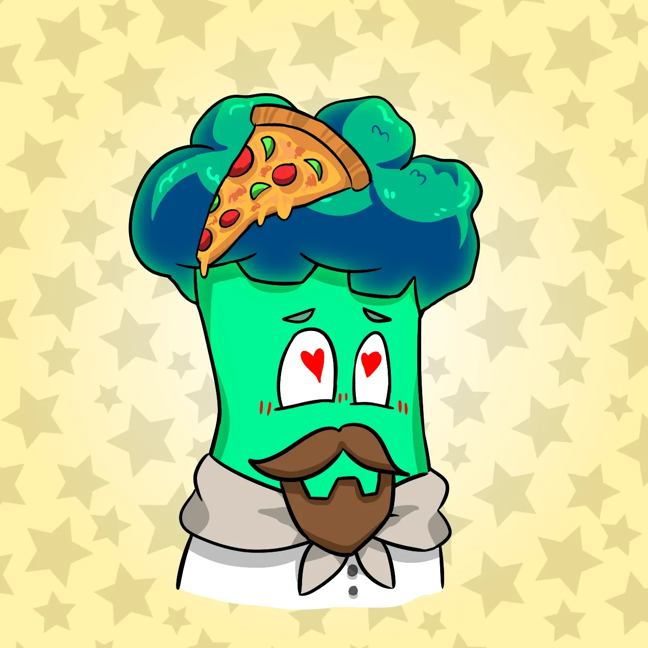 Broccoli Bro #2745 | Nanswap Art