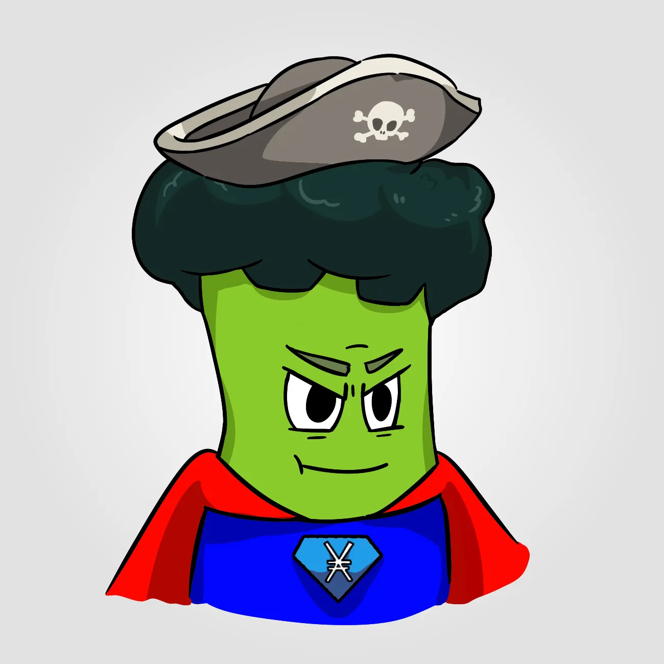 Broccoli Bro #5881 | Nanswap Art